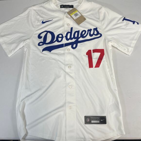 Shohei Ohtani Los Angeles Dodgers Nike White Baseball Jersey - Picture 1 of 2